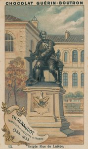 Th Renaudot, a Gazette de France alapítója, 1584-1653, Erigee Rue de Lutece alkotó: French School