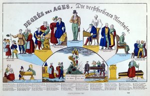 Az ember kora, 1840 körül alkotó: French School
