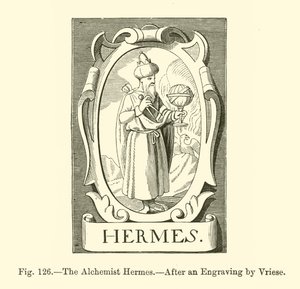 Hermész alkimista (metszet) alkotó: French School