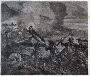A loanói csata 1795. november 23-24-én volt az első koalíció háborúja alatt – Maurice La Charest új nemzeti enciklopédiája – 1870 alkotó: French School
