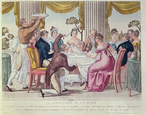 A menyasszonyok harisnyakötő, 1820 körül alkotó: French School
