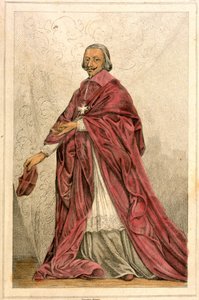 Richelieu bíborosa (1585- 1642) - Metszet 19. század. alkotó: French School