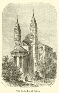 A katedrális Spiersnél (metszet) alkotó: French School