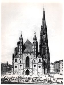 A bécsi Szent István-székesegyház, 1821 alkotó: French School