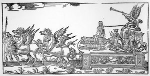 A Híres szekere, a II. Henrik diadala része, 1551-ben alkotó: French School