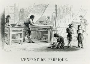 A gyár gyermeke c. 1842 alkotó: French School