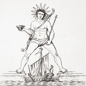 A rodoszi kolosszus, a L