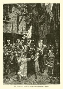 A rendőr lóháton lépett be alkotó: French School
