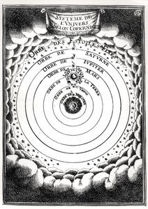 A kopernikuszi rendszer, Alain Manesson Mallet (1630-1706) 1683-as Univers leírásából alkotó: French School