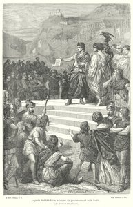 Augustus császár létrehozta Római Gallia közigazgatási központját Lugdunumban (Lyon) alkotó: French School