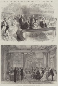 A császár és császárné Compiegne-ben alkotó: French School