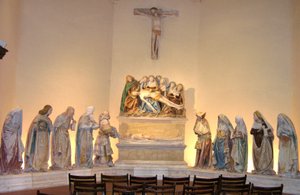 A síremlék, 1490 (festett kő) alkotó: French School