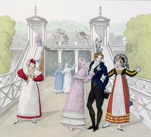 A vásártéri csúszda a Salle de lOdeonban, a Le Bon Genre 101-es táblája, 19. század eleje alkotó: French School