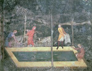 A Halastó, a Szarvasszoba felől, 1343 alkotó: French School