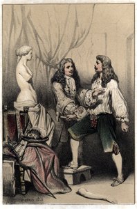 Pierre Puget (1620-1694) francia szobrász a szponzora, a Plate által javasolt átlagos javaslatot követően fogta el, hogy megtörje Vénuszát. 1843. alkotó: French School
