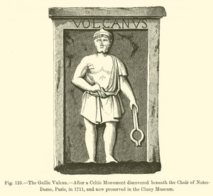 A gall vulkán (metszet) alkotó: French School