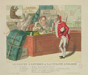 A londoni Gascon, avagy angol civility, 1806 alkotó: French School