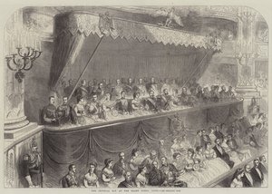 A császári doboz a párizsi Grand Operaházban alkotó: French School