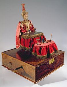 A bűvész vagy illuzionista automata, 1890 alkotó: French School