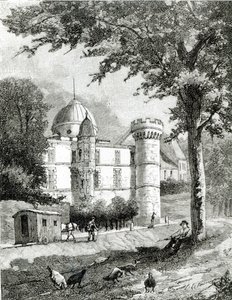 Camille Flammarion csillagvizsgálója a Juvisyben alkotó: French School