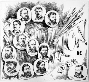 Az 1882-es párizsi szalon alkotó: French School