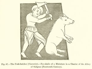 A sertéshentes (Charcutier) alkotó: French School