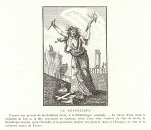 A köztársaság, a francia forradalom alkotó: French School