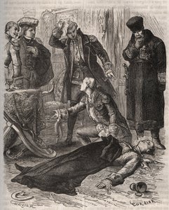 A rezidenciát kapott III. Péter (1728-1762) orosz császárt Alekszej Orlov (1737-1808) és őrei 1762. július 17-én meggyilkolták felesége, II. Katalin parancsára, aki éppen megbuktatta és átvette a hatalmat. Metszet 1871-ből a „Histoire De alkotó: French School