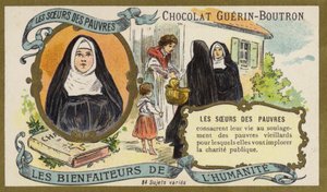 A szegények nővérei (chromolitho) alkotó: French School