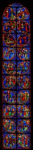 Keresztelő Szent János ablaka alkotó: French School