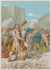 A Bastille ostroma (chromolitho) alkotó: French School