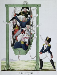A hinta, Napóleon (1769-1821) karikatúrája, 1814 körül alkotó: French School