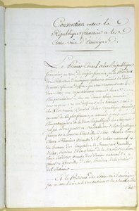 A mortefontaine-i békeszerződés, 1800. szeptember 30 alkotó: French School