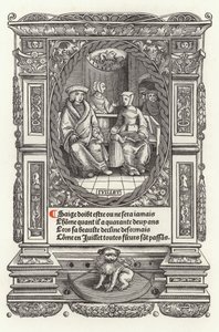 Az ember tizenkét kora: július (litho) alkotó: French School