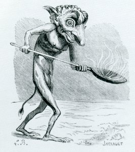Az Ukobach, Jacques Albin Simon Collin de Plancy Dictionnaire Infernal illusztrációja, 1818 alkotó: French School