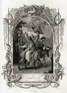 János ellenpápa (997-998). Maurice Lachatre (1814-1900), Librairie du Progres, Párizs, Histoire des Popes című metszete. alkotó: French School