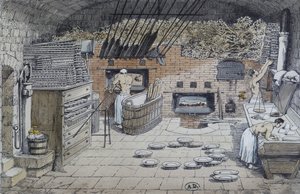 A pék, illusztráció a Revue de lEducation Nouvelle-ből alkotó: French School