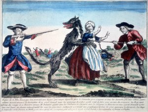 A Gevaudan vadállatát katonák ölték meg alkotó: French School