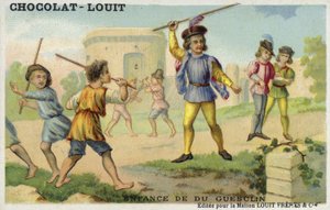 Bertrand du Guesclin gyermekkora alkotó: French School