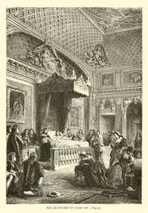 XIV. Lajos halálos ágya alkotó: French School