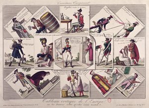 Európa különböző népei, 1810 körül alkotó: French School
