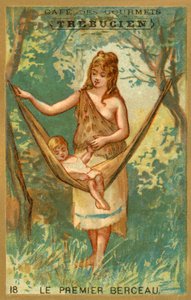 Az első bölcső (chromolitho) alkotó: French School