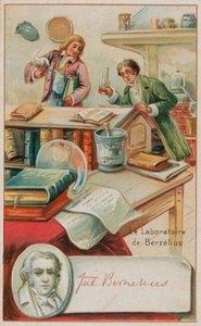 Jons Jacob Berzelius svájci kémikus laboratóriuma alkotó: French School