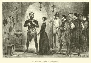 Johannes Kepler és a hóhér anyja alkotó: French School