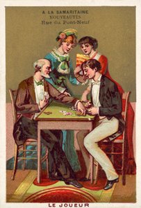 A játékos (chromolitho) alkotó: French School