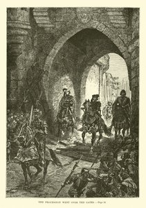 A menet áthaladt a kapukon alkotó: French School