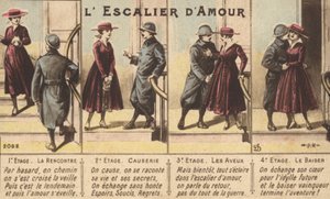 A szerelem előrehaladása (színes litó) alkotó: French School