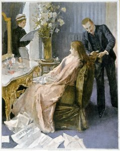 A fodrász foglalkozása otthon - rajz alkotó: French School