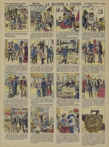A varrógép (színes litho) alkotó: French School