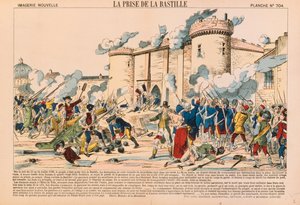 A Bastille elfoglalása a francia forradalom idején 1789. július 14-én, Haguenthal, Pont-a-Mousson, 1840 alkotó: French School